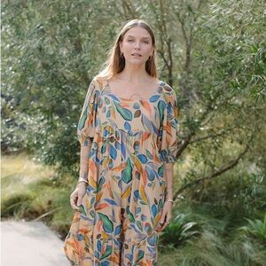 Rachel Pally Mae Dress - Crepe Abstract Print - EUC Small